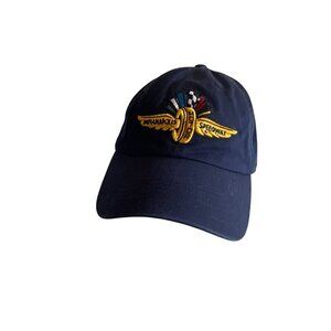 Indianapolis Motor Speedway Navy Blue Adjustable Hat With Embroidered Logo & Est